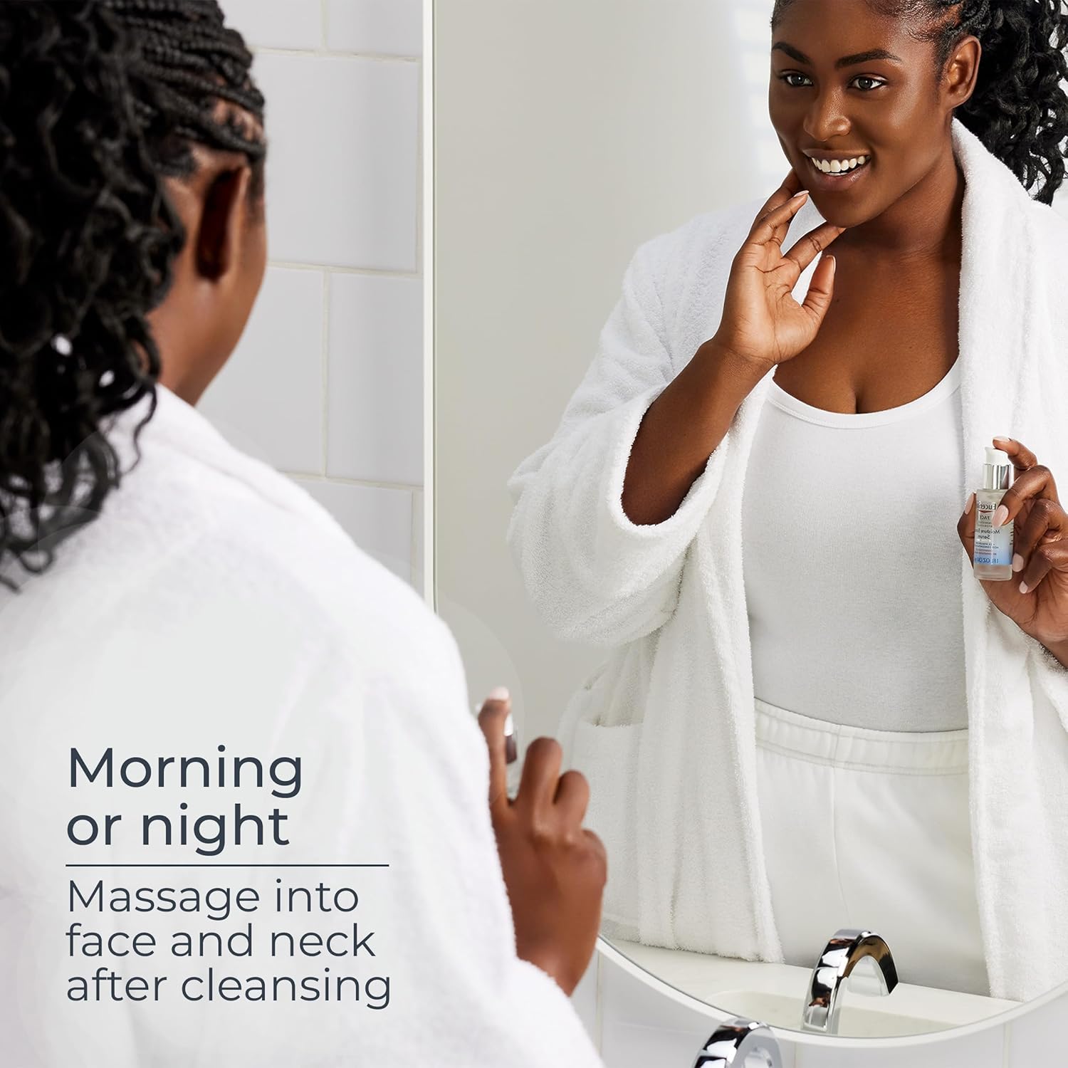 Eucerin Immersive Hydration Smoothing Face Serum – Mindful Morning Hydration Ritual for the Bathroom Counter