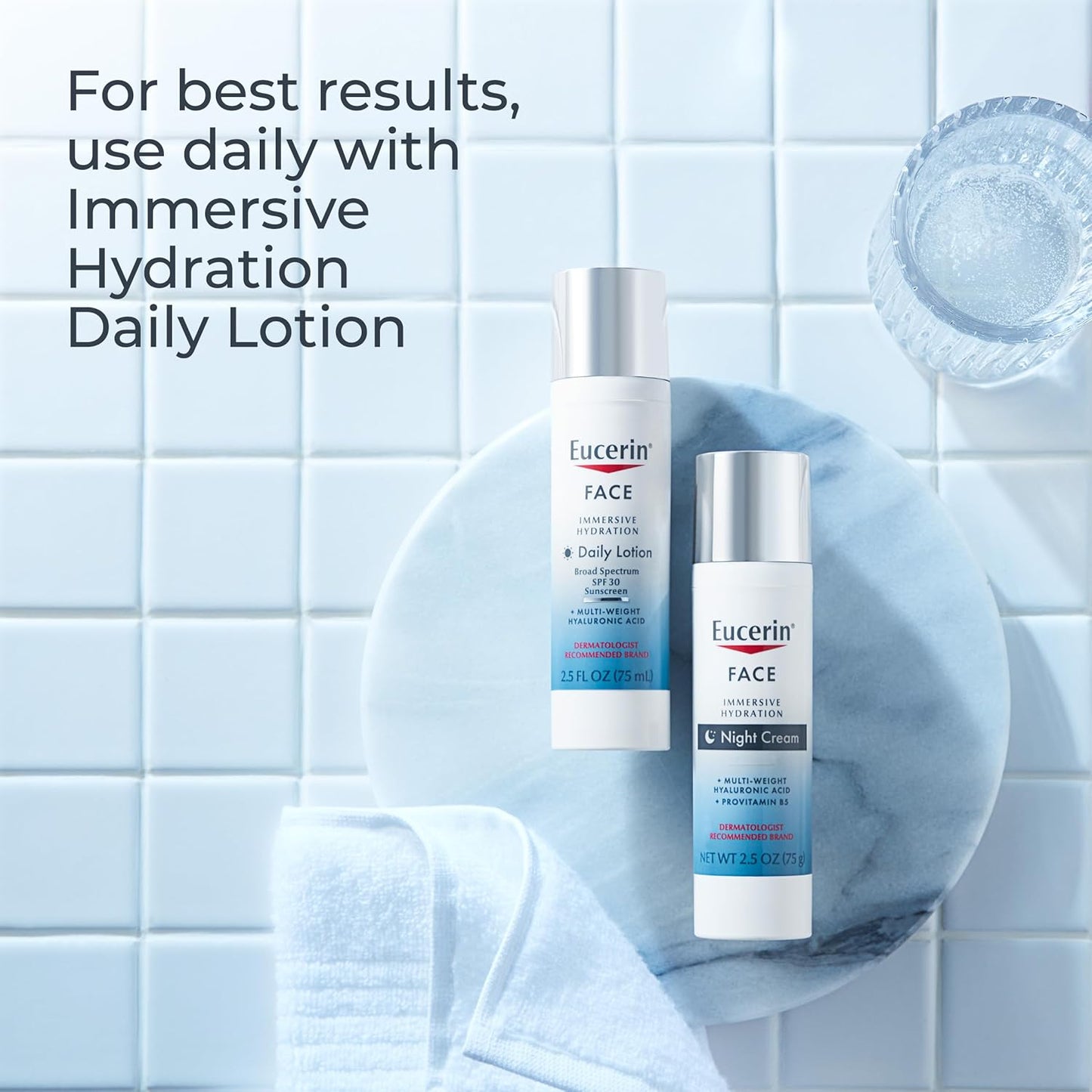 Eucerin Night Cream – Minimal-Ingredient Hydration with Clean, Uncluttered Skincare Routine