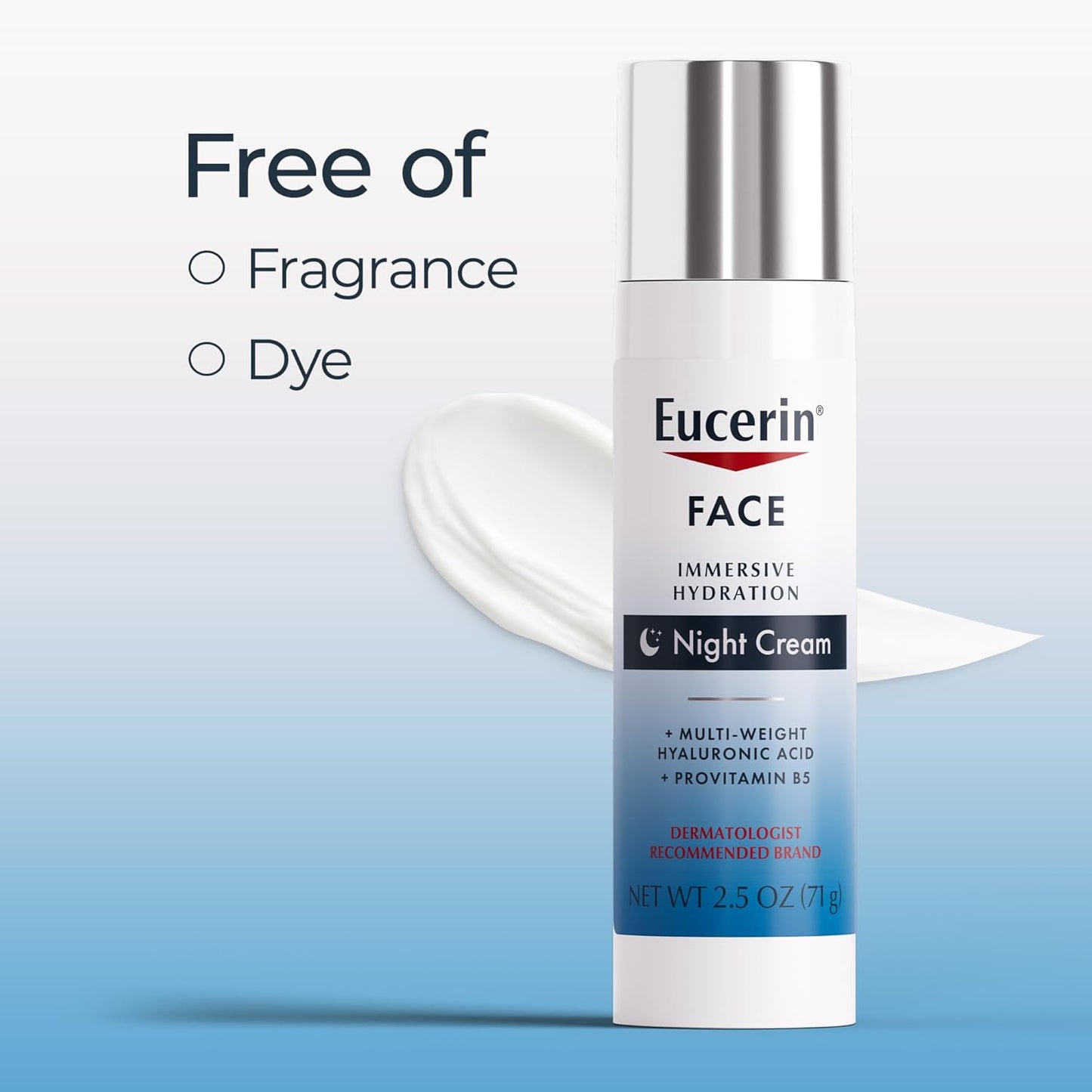 Eucerin Night Cream – Minimal-Ingredient Hydration with Clean, Uncluttered Skincare Routine