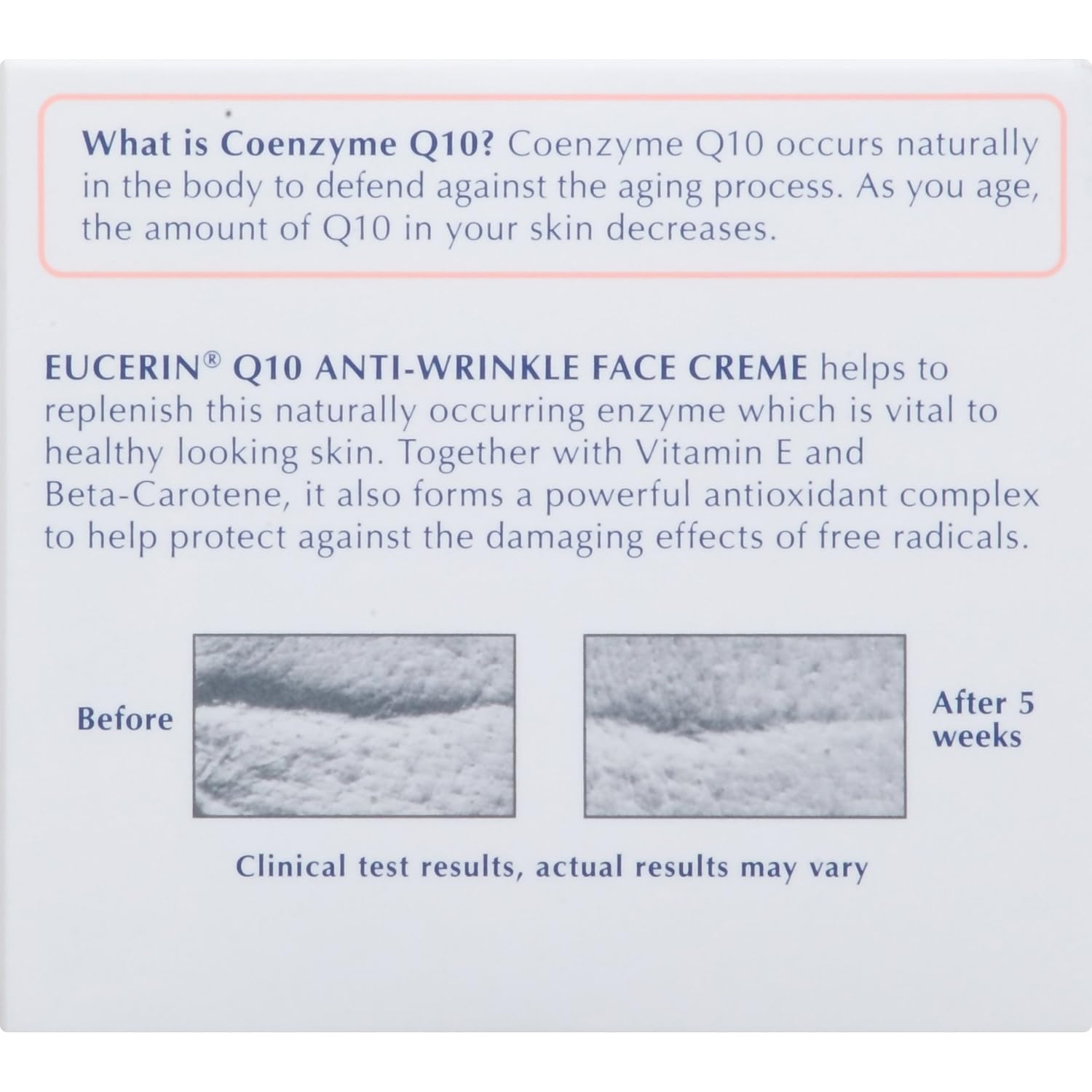 Eucerin Q10 Face Moisturizer – Minimalist Anti-Aging Solution for Clean Beauty Routines