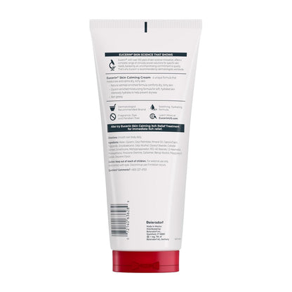 Eucerin Skin Calming Cream - Post-Shower Moisturizer for Eczema-Prone Skin Wellness Routine, 14 oz. Tube