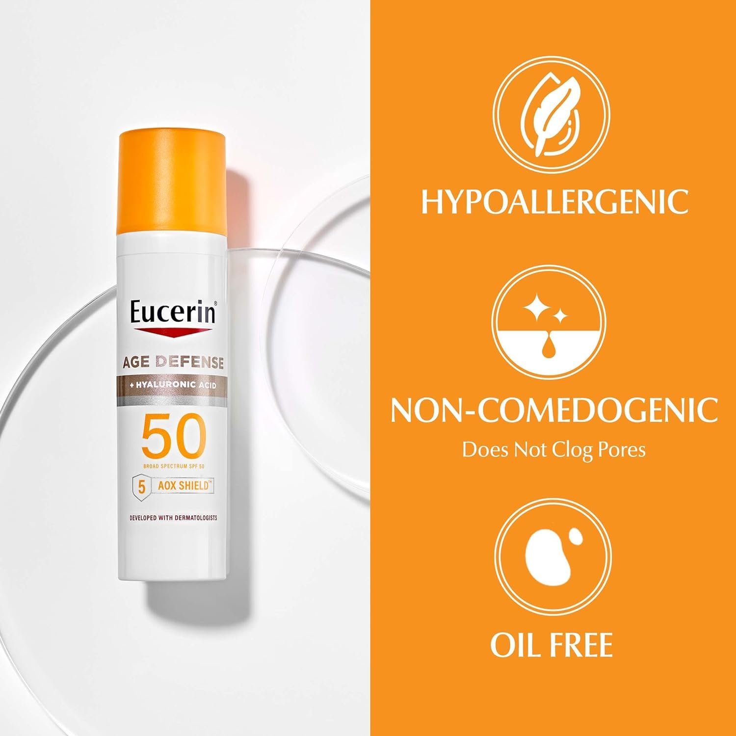 Eucerin Sun Age Defense SPF 50 – Morning Self-Care Ritual for Mindful Anti-Aging Skincare