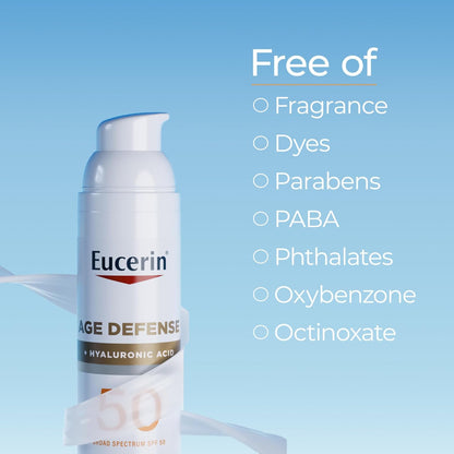 Eucerin Sun Age Defense SPF 50 – Morning Self-Care Ritual for Mindful Anti-Aging Skincare