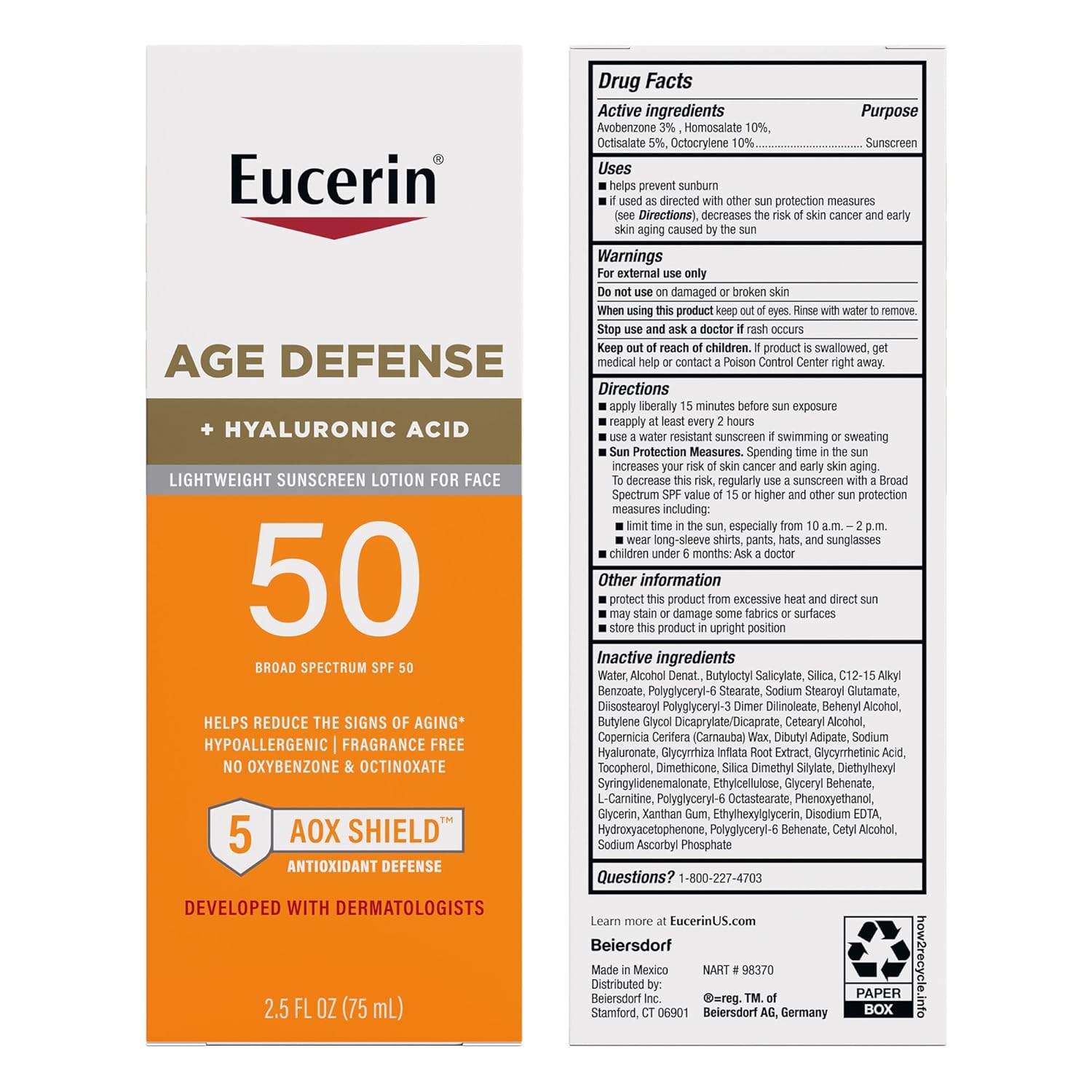 Eucerin Sun Age Defense SPF 50 – Morning Self-Care Ritual for Mindful Anti-Aging Skincare