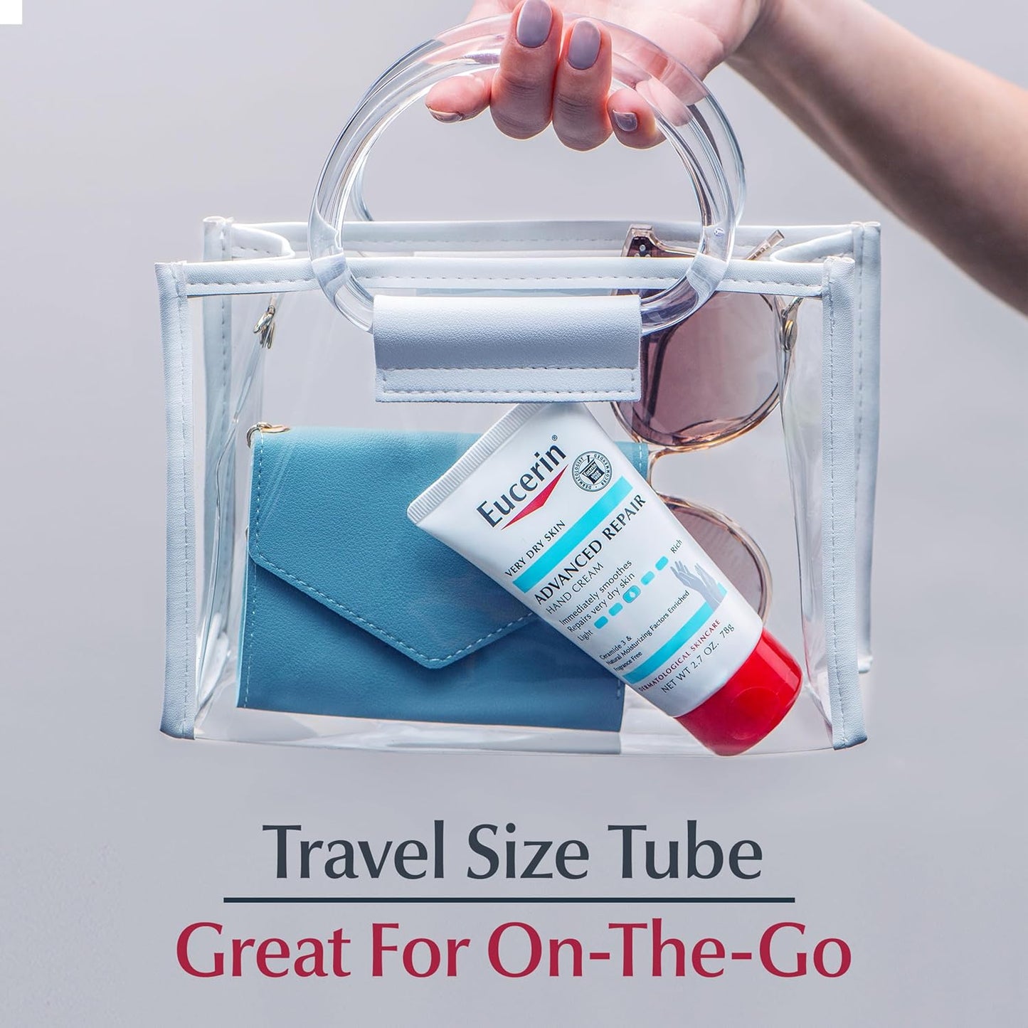 Eucerin Travel-Size Hand Cream – Durable Hydration for Hikers & Outdoor Enthusiasts
