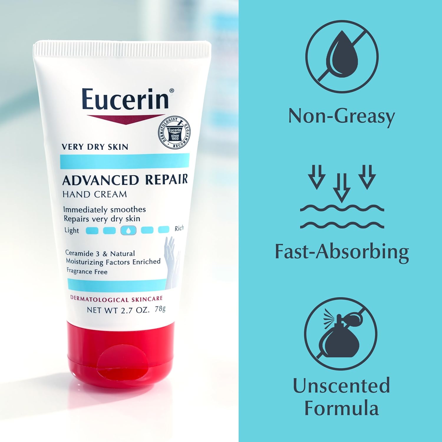 Eucerin Travel-Size Hand Cream – Durable Hydration for Hikers & Outdoor Enthusiasts