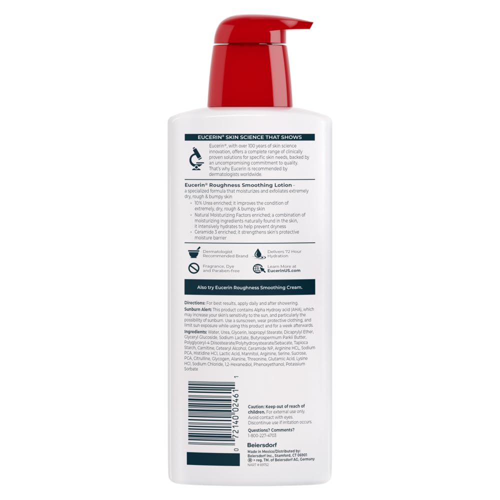 Eucerin Urea Enriched Body Moisturizer – Fragrance-Free Lotion for Eczema-Prone Skin as Part of a Calming Self-Care Routine
