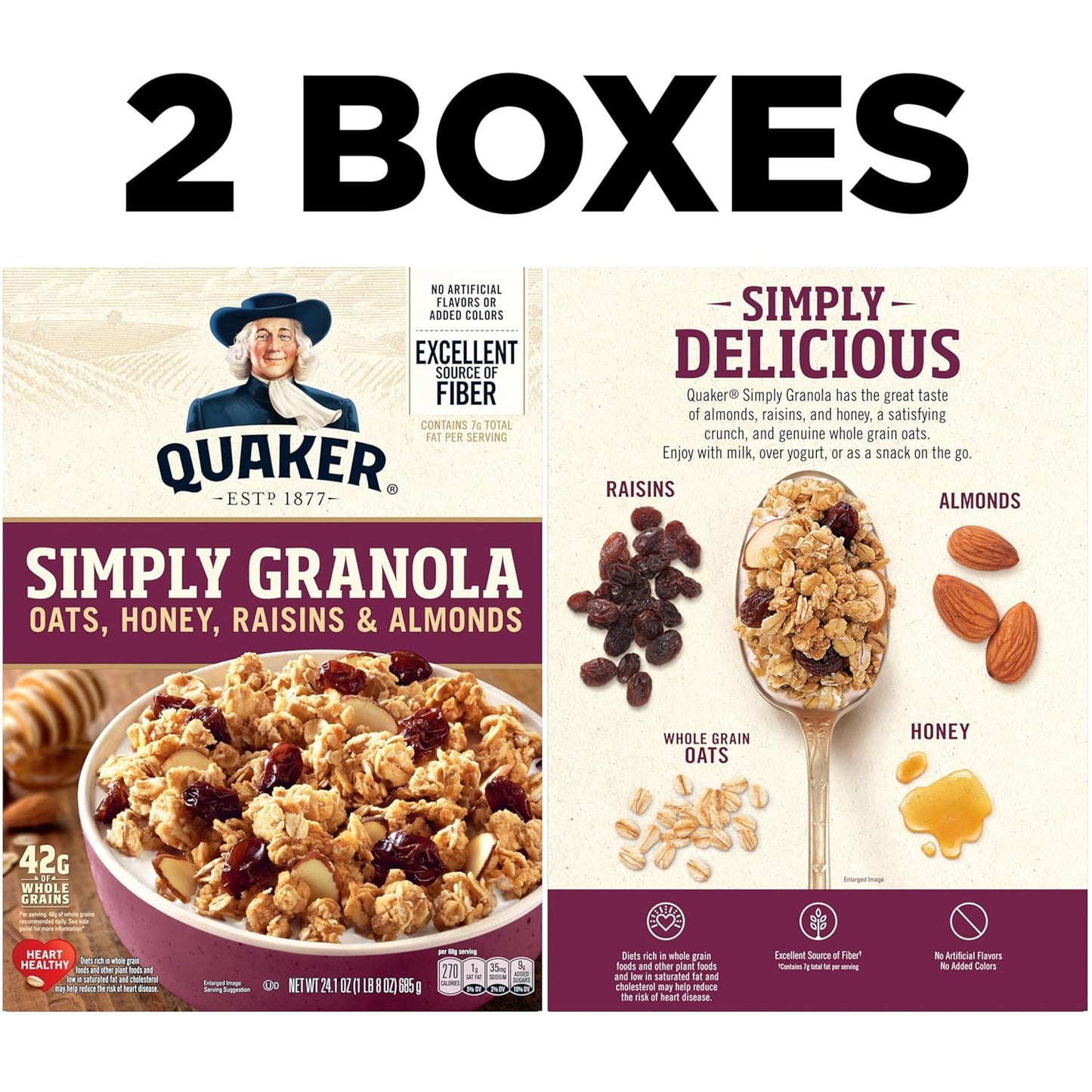 excellent source of dietary fiber (7g total fat per serving disclosed)