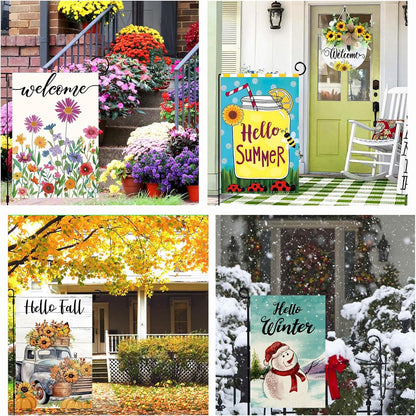 exclusive watercolor design style applied across all seasonal themes