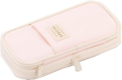 expandable zippered body that opens wide for access and folds flat for compact carry