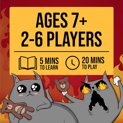 Exploding Kittens: The Board Game – Mindful Game Night Ritual for Adults, Laughter Therapy Strategy Game for Stress Relief