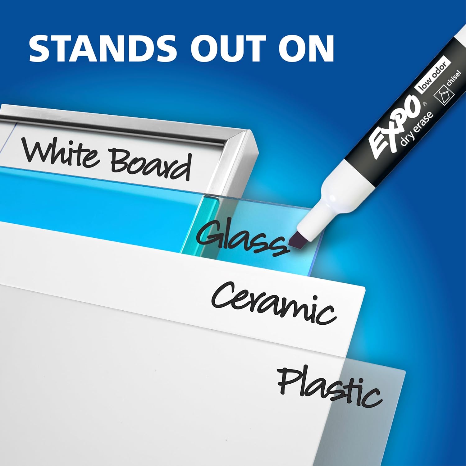 EXPO Whiteboard Markers, Low Odor Alcohol Ink, 36 Count Safe for Long Meetings and Daily Use