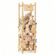 Natural Wood - 15.75"L x 15.75"W x 53.15"H