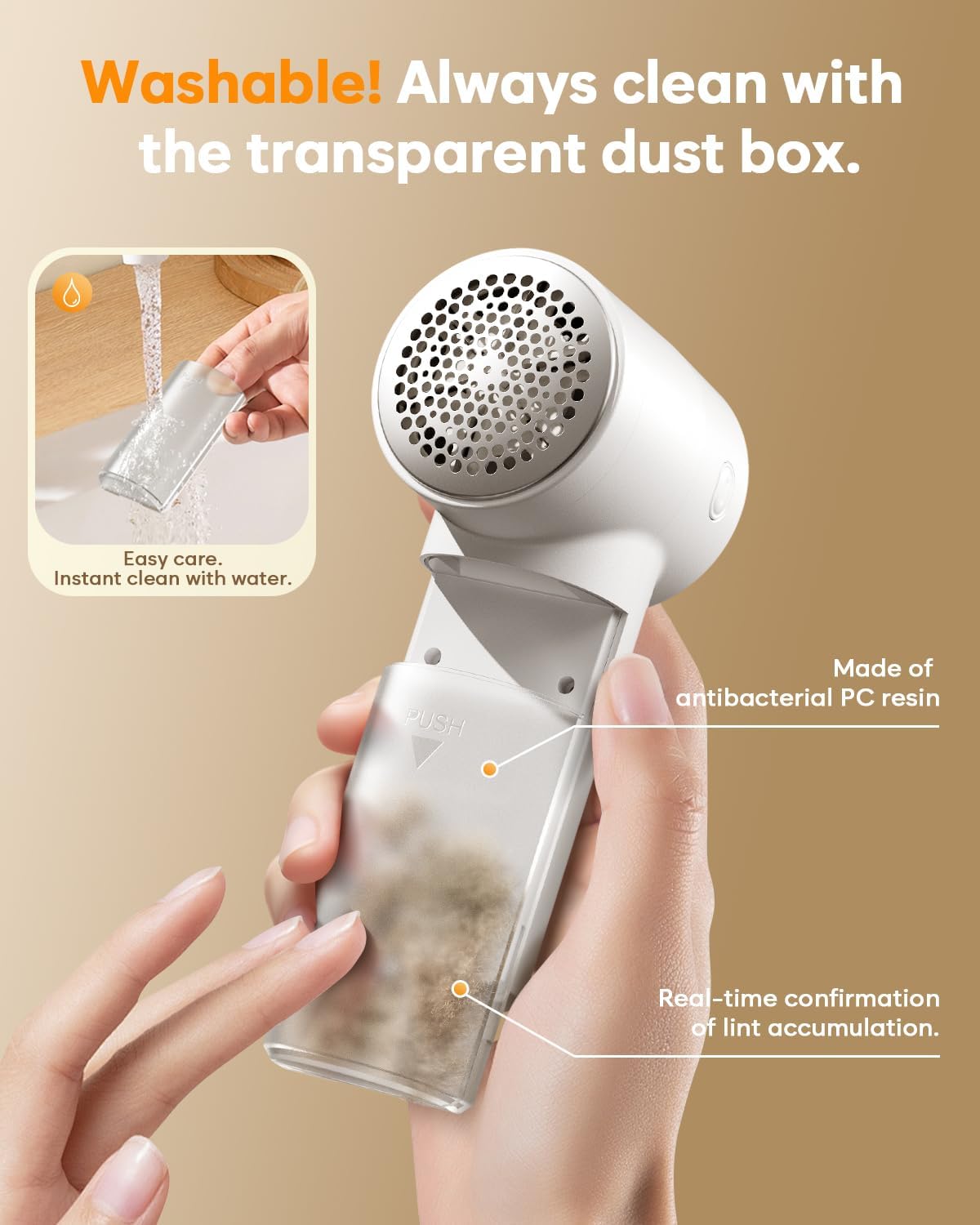 Fabric Shaver – Gift-Ready Lint Remover with Travel Case, Perfect for Housewarmings and White Elephant