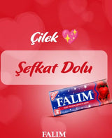 Falim Sugarless Strawberry Gum – Long-Lasting Strawberry Chew for Healthy Daily Habits