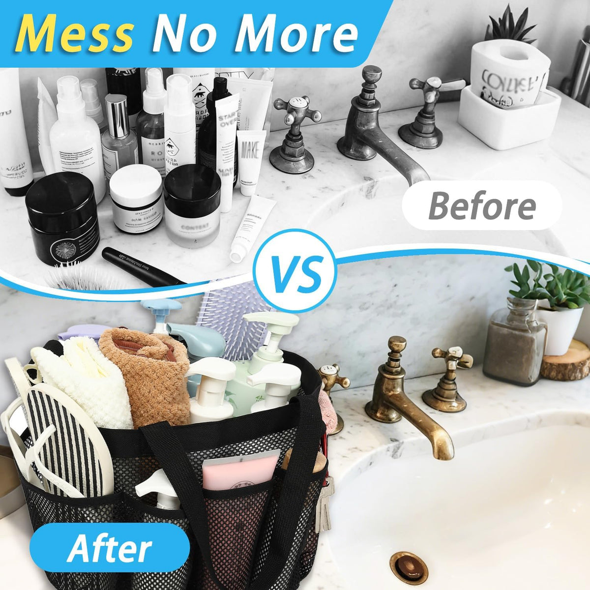 Fammart Quick-Dry Caddy – Simple Storage Solution for Intentional Capsule Bathrooms