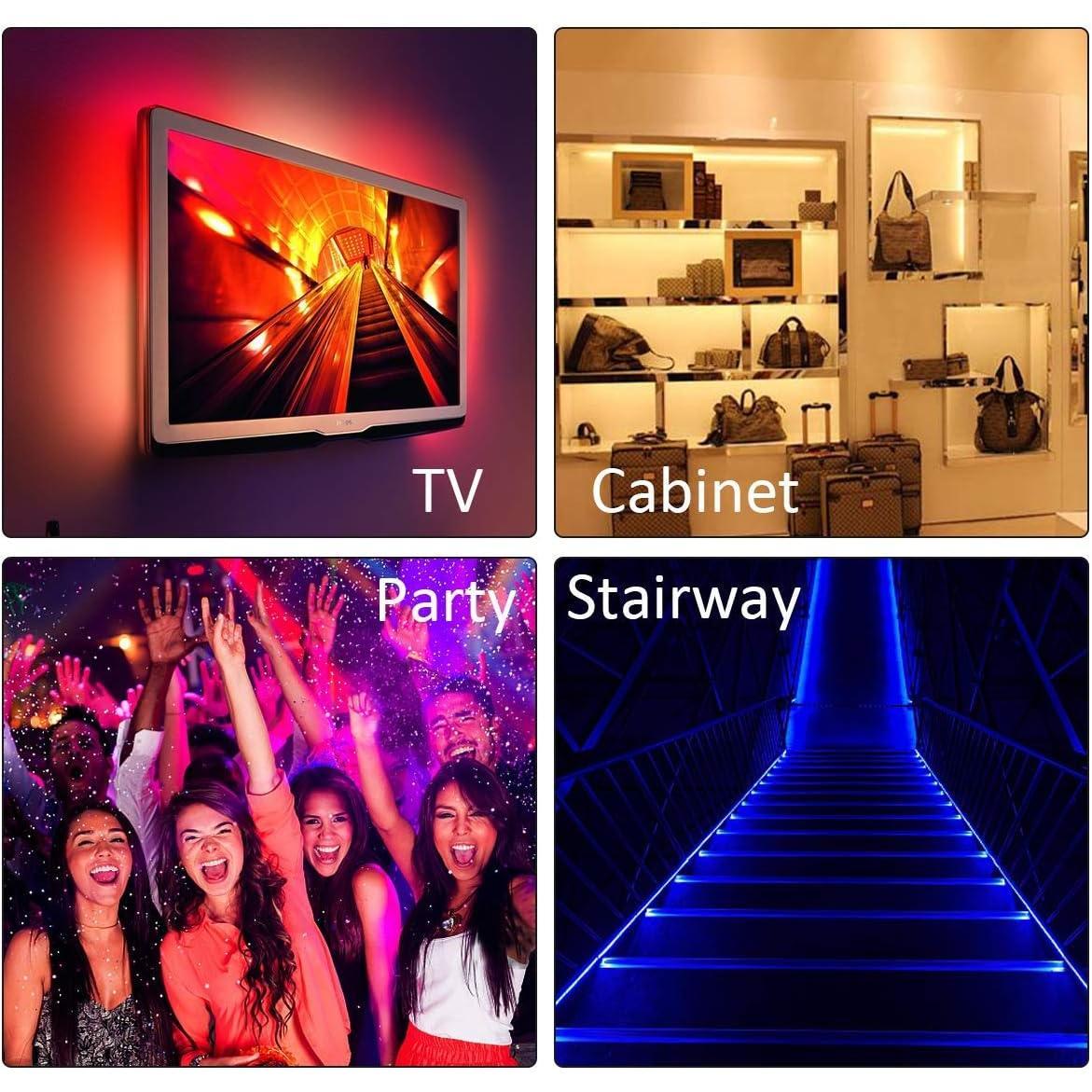 FantastcLED 44-Key Remote – Home Office RGB LED Strip Controller 5050 2835 3528, Adjustable Focus Lighting