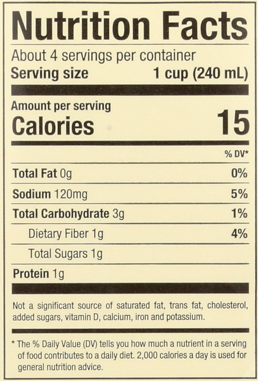 fat-free and gluten-free nutrition profile