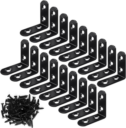 FATLODA L Bracket Set – Rustproof Outdoor Bracket for Fence Panels and Patio Wood Structures