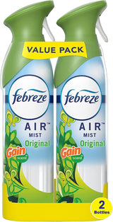 Febreze Air Mist Set – Linen & Sky Scent 2-Pack Housewarming Gift for New Homeowners and Hosts