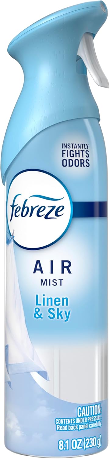 Febreze Air Mist Air Freshener – Yoga and Meditation Room Scent, Bora Bora Long-Lasting Fragrance 8.1oz Pack of 6