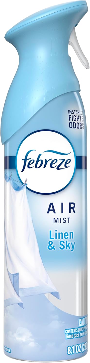 Febreze Air Mist Air Freshener – Yoga and Meditation Room Scent, Bora Bora Long-Lasting Fragrance 8.1oz Pack of 6