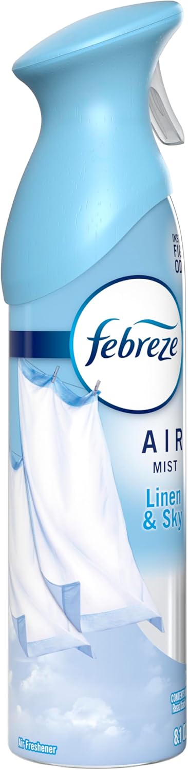 Febreze Air Mist Air Freshener – Yoga and Meditation Room Scent, Bora Bora Long-Lasting Fragrance 8.1oz Pack of 6