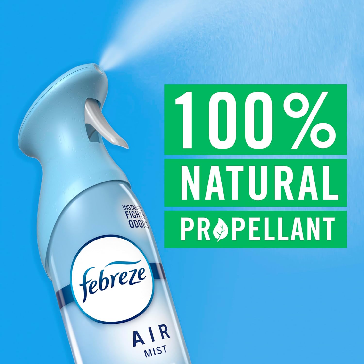 Febreze Air Mist – Clean Design Odor Eliminator for Uncluttered Small Spaces, Simple Scent Spray for Intentional Living, 8.1oz Pack of 3