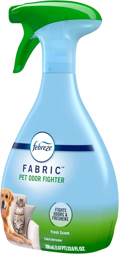 Febreze Fabric Spray Air Freshener – Flameless Fabric Refresher Safe Around Sleeping Kids and Pets