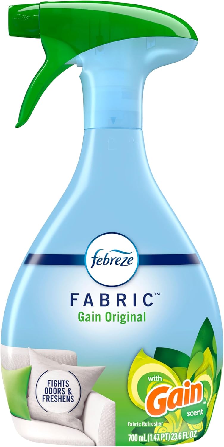 Febreze Fabric Spray Gain Original – Living Room Decor Refresh, Upholstery Mist That Complements Cozy Style
