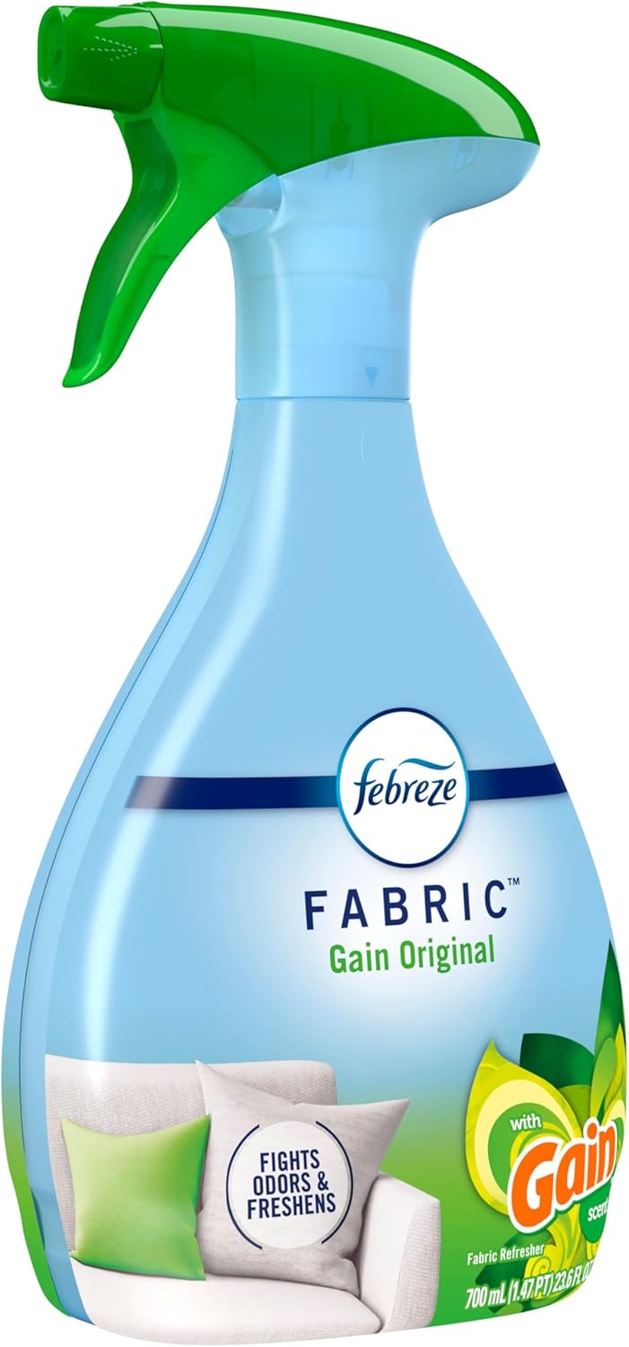 Febreze Fabric Spray Gain Original – Living Room Decor Refresh, Upholstery Mist That Complements Cozy Style