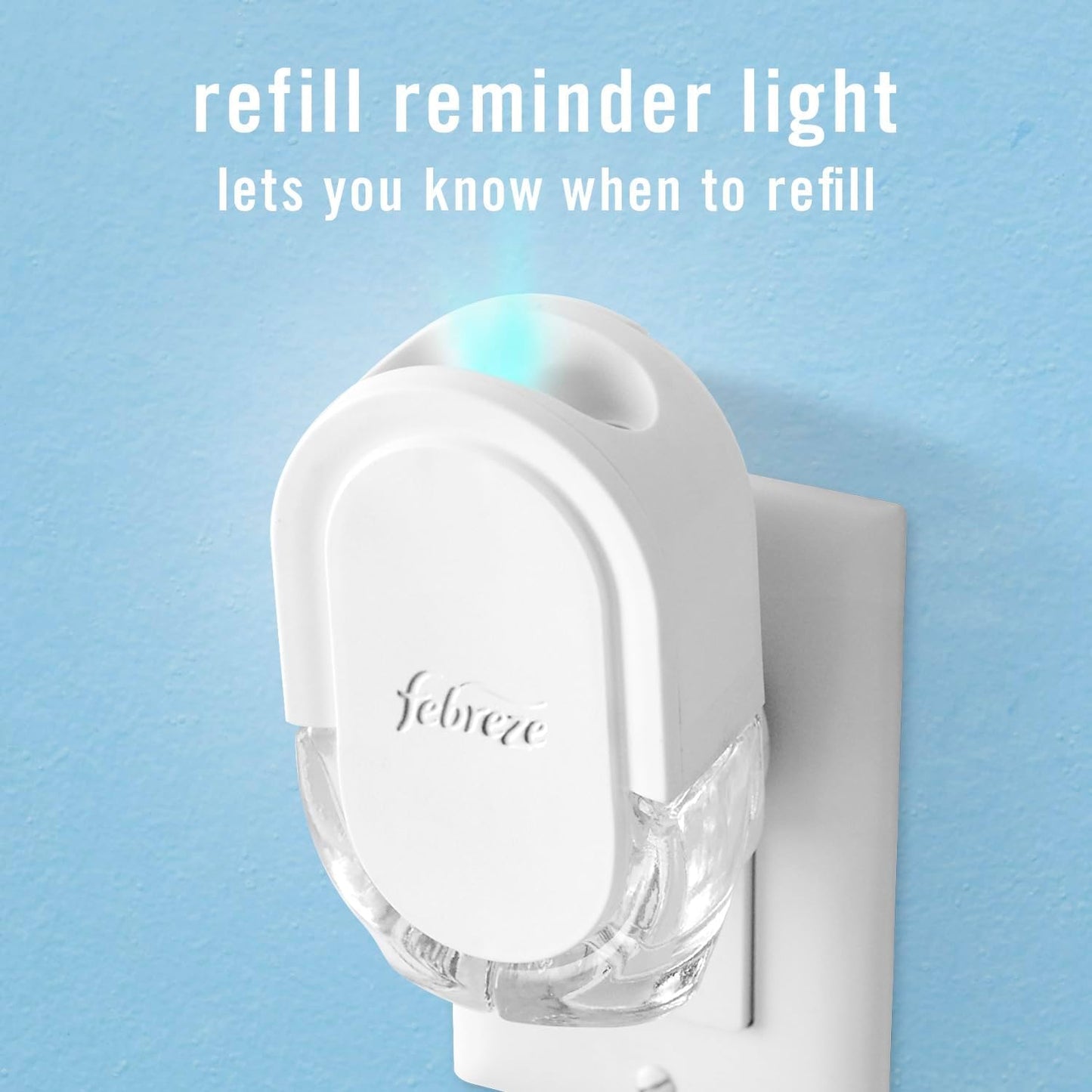 Febreze Fade Defy PLUG Refills – 3-Pack No-Spray Spring Scent Trio for Clutter-Free Living