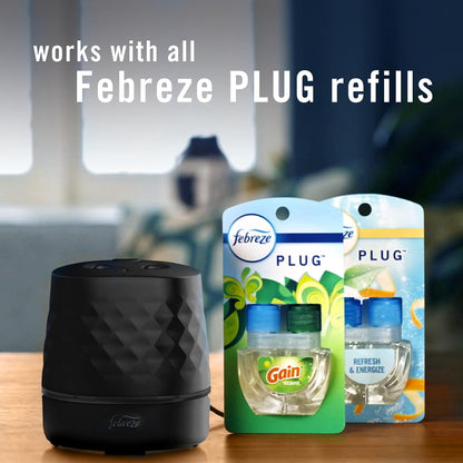 Febreze Plug Scent Booster – Calming Bedroom Diffuser for Nightly Wind-Down and Self-Care Rituals