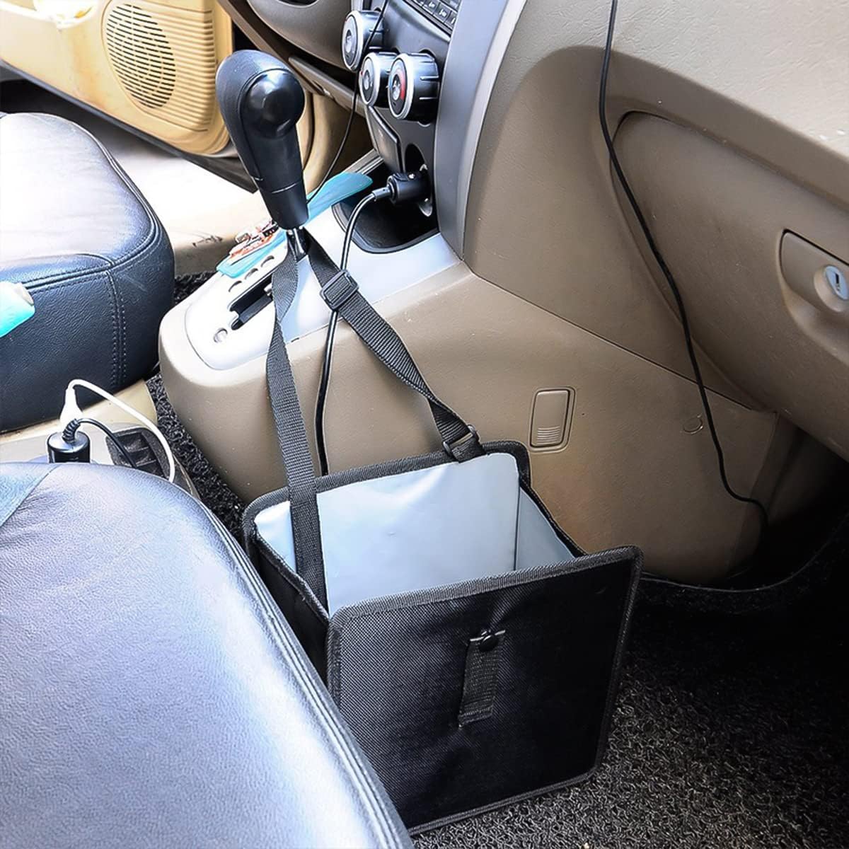 Fekey&JF Multipurpose Car Trash Can and Cooler – Outdoor Picnic, Tailgate & Camping Storage