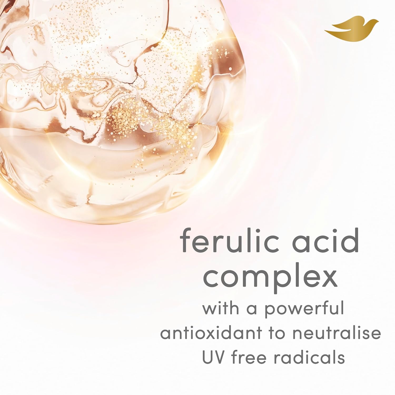 ferulic serum antioxidant component for enhanced uv defense