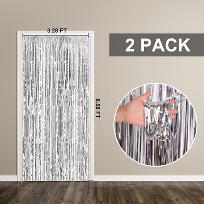 FestiveVibe Lightweight Foil Backdrop Panel – Backyard Birthday Party Wall for Children's Celebration Photos