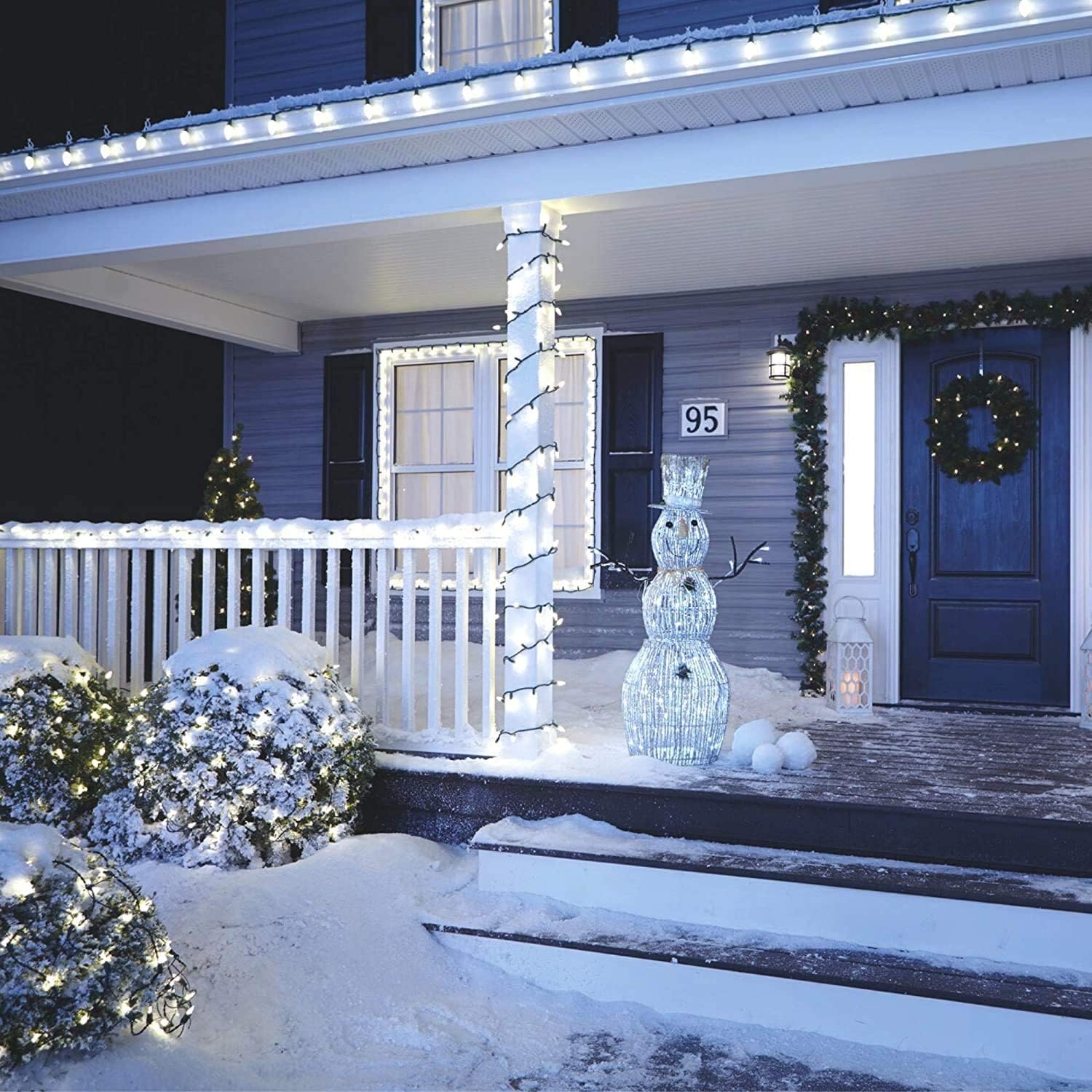 FestoonNET Pro – Thoughtful Holiday Gift for Hostesses, 100 LED Net Lights for Indoor and Outdoor Decor