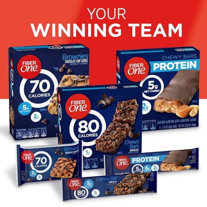 Fiber One Chewy Bars Oats and Chocolate – Soft School Lunchbox Snack for Kids and After-School Cravings, 15 Ct