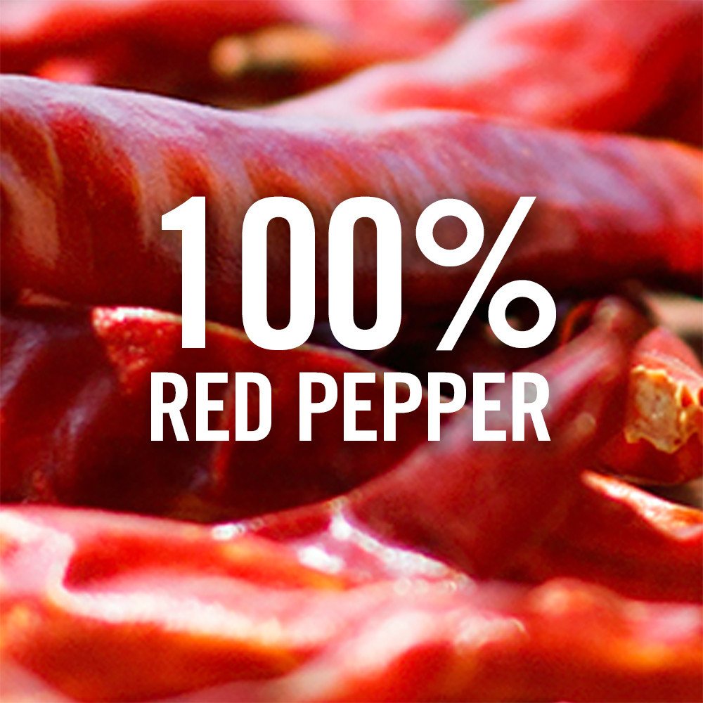 field-selected chili peppers blended for consistent heat and color