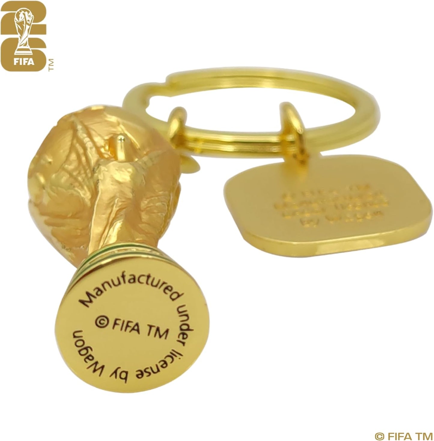 FIFA World Cup 2026 Trophy Keychain – School Backpack Charm for Big Kid Soccer Fans