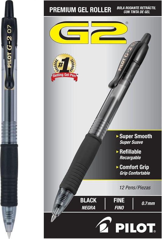 fine 0.7mm gel ink rollerball tip for crisp, clean lines