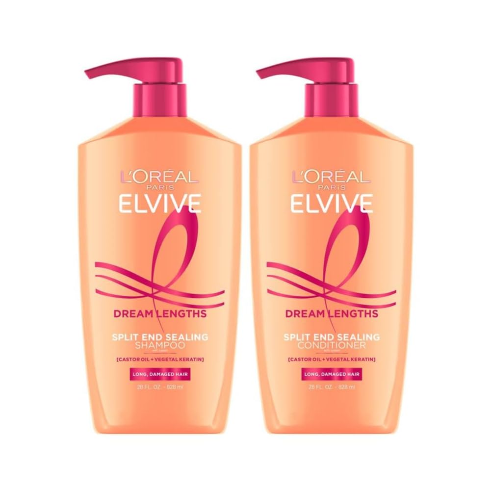 fine castor oil plus vitamins b3 and b5 blend for strength and split-end sealing