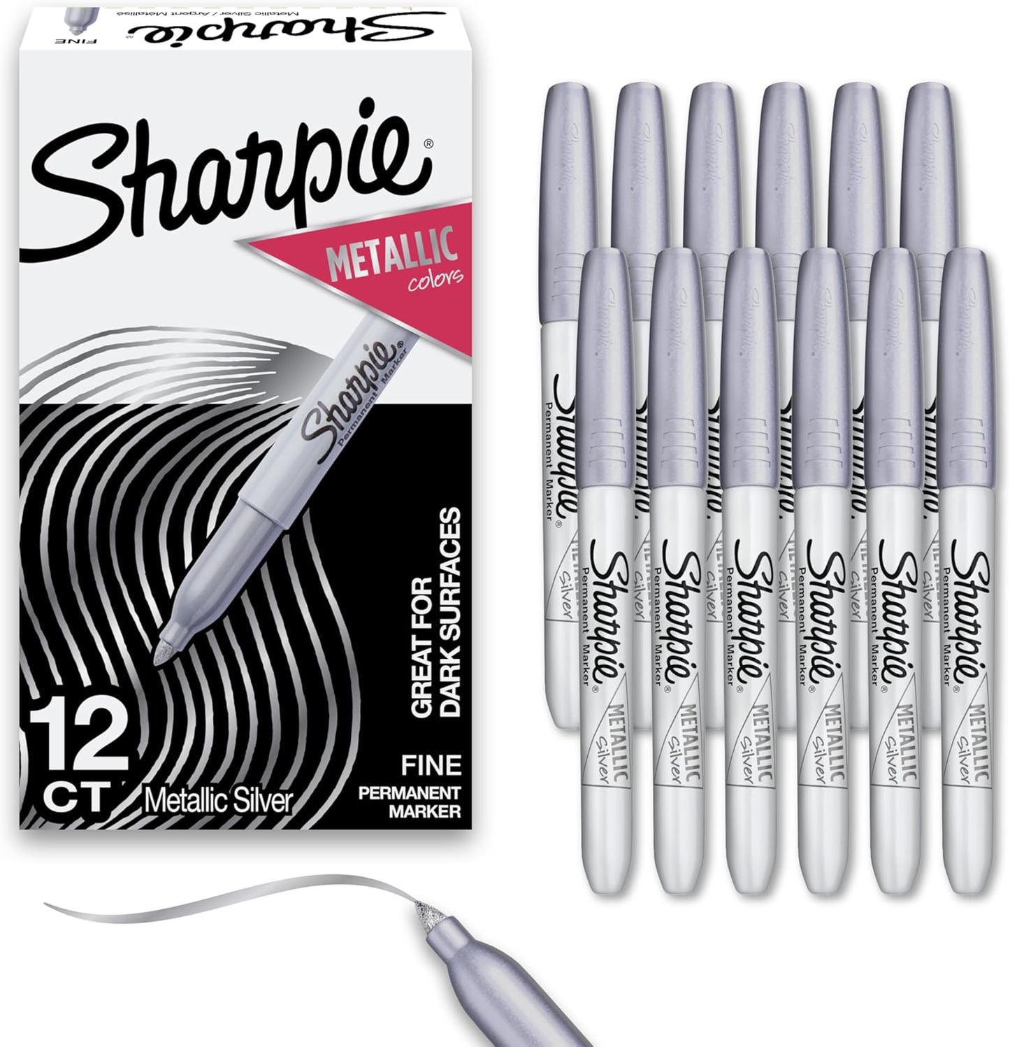 fine tip (1.0mm line size) for detailed writing and intricate designs