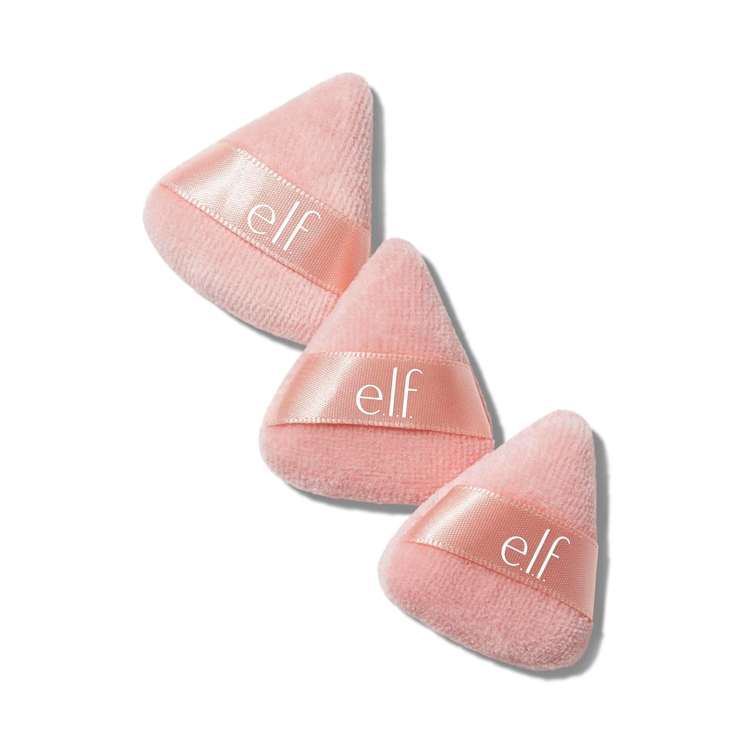finger-sized mini puff with teardrop shape for precision in hard-to-reach areas