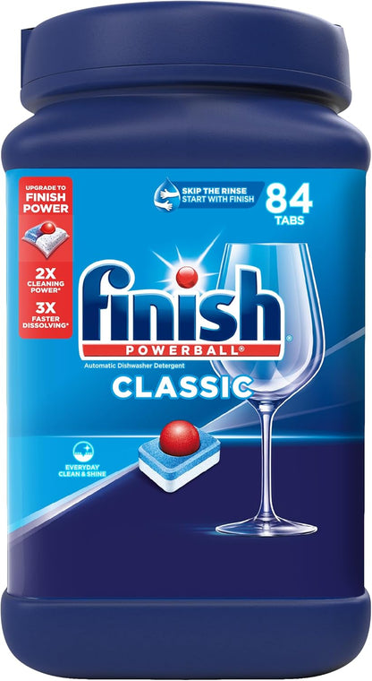 Finish Classic Dishwasher Pods 84 ct. – Patio & Cabin Kitchen, Septic-Safe Dishwasher Detergent Pods