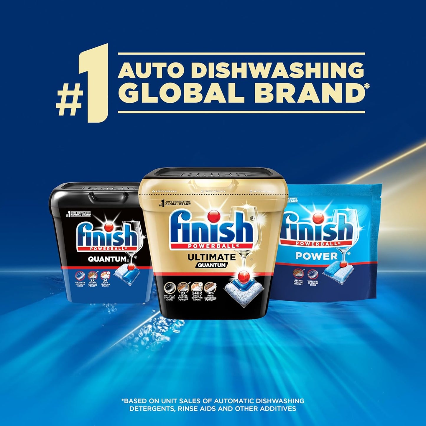 Finish Ultimate Quantum Infinity Shine Dishwasher Pods – Design-Conscious Dish Soap for Open-Plan Kitchens