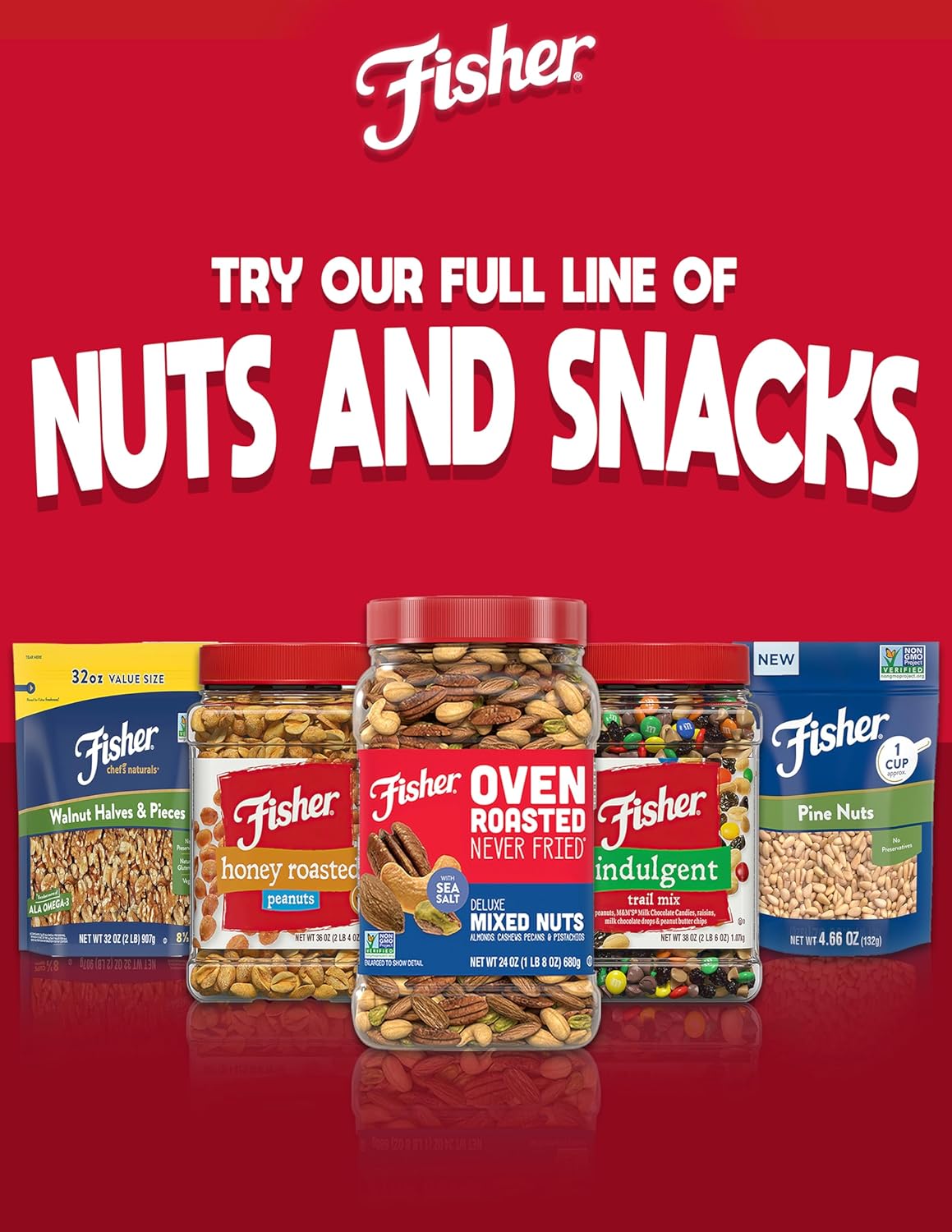 Fisher Praline Pecans, 5.5 oz Resealable Pouch — Mindful Afternoon Snack for a Calm Desk Break and Self-Care Ritual