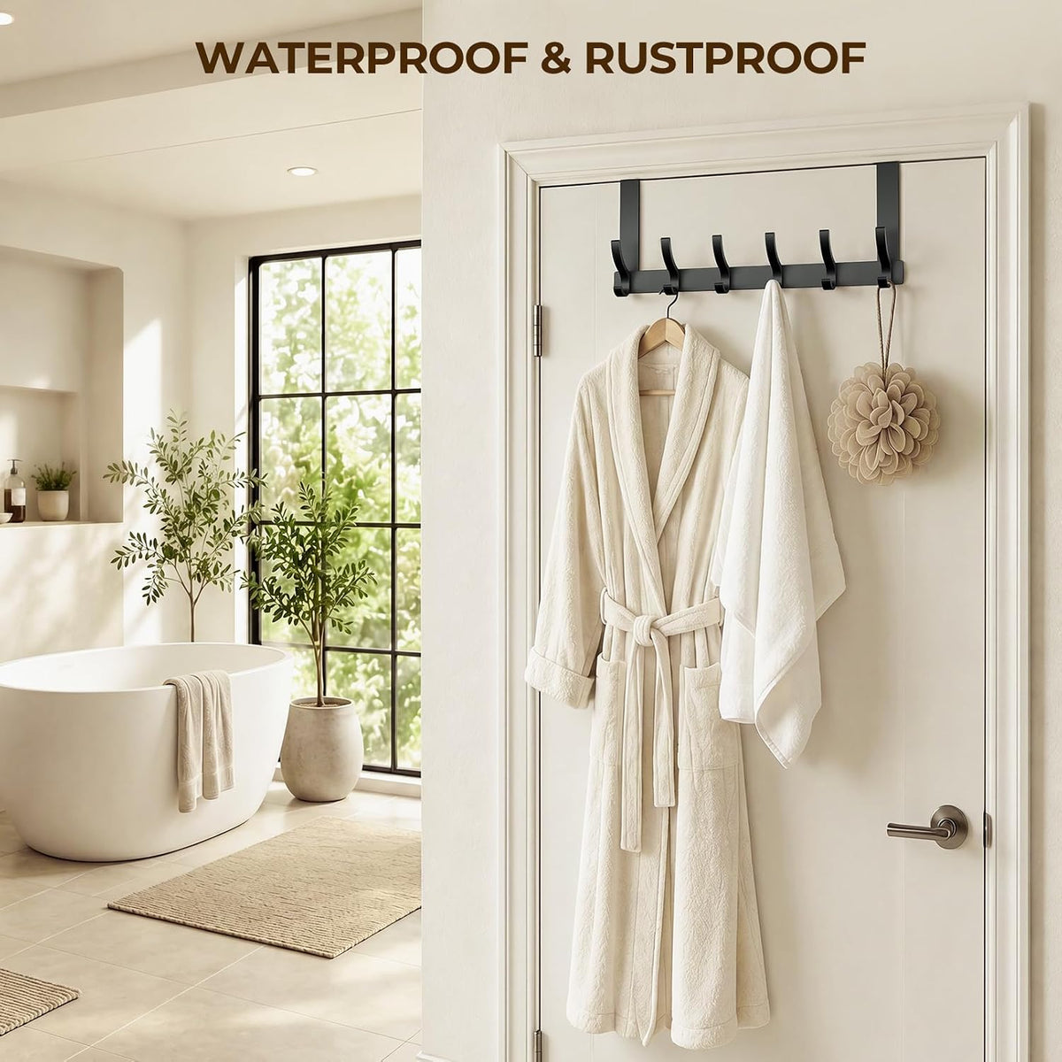 fits standard doors 1-1/2" to 1-3/4" thick; dimensions 15.7"l x 7.1"h x 1.8"d