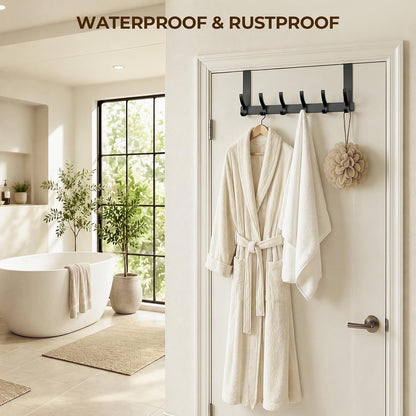 fits standard doors 1-1/2" to 1-3/4" thick; dimensions 15.7"l x 7.1"h x 1.8"d