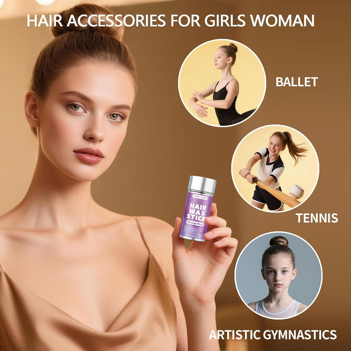 five bundle variations ranging from single stick to 4-piece sets in pink or black